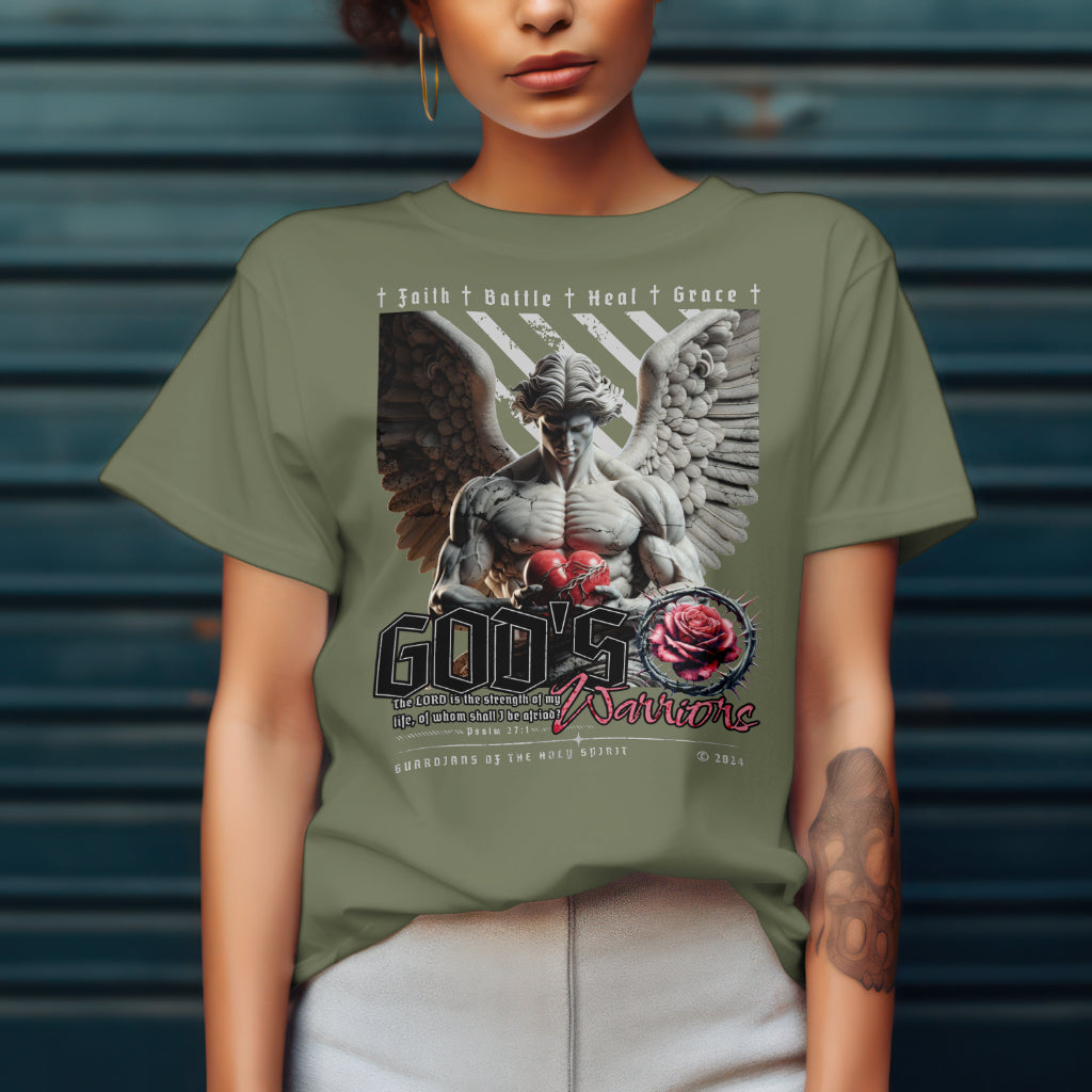 God's Warriors - Unisex Heavyweight T-shirt | Christian Streetwear, Christian Apparel