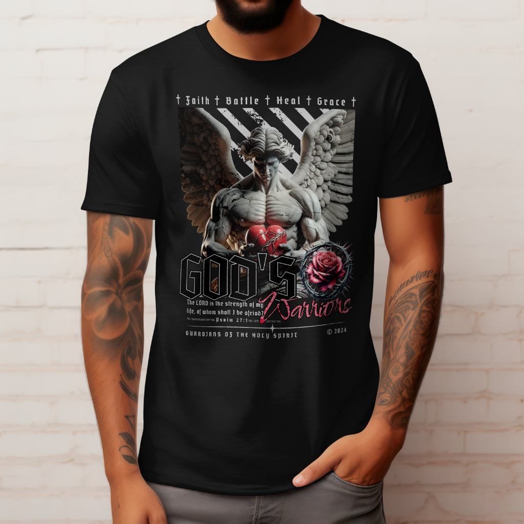 God's Warriors - Unisex Heavyweight T-shirt | Christian Streetwear, Christian Apparel